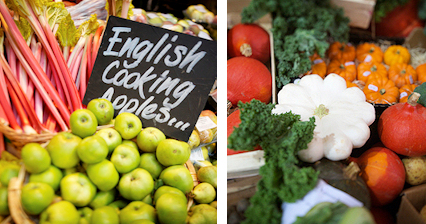 Try British fruit and veg at Borough Market